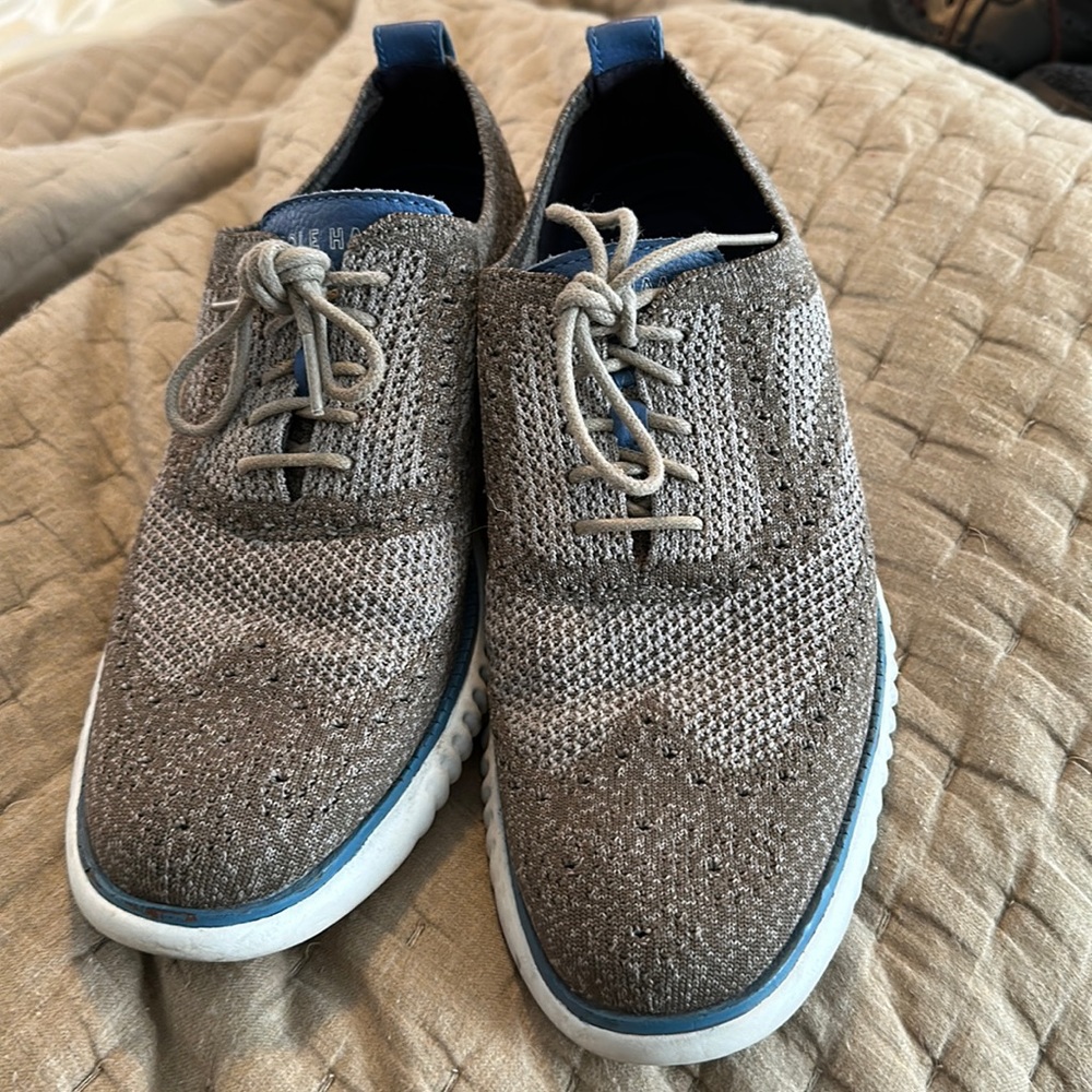 Cole Haan Tan cloth Oxford 7.5 2.Zerogrand